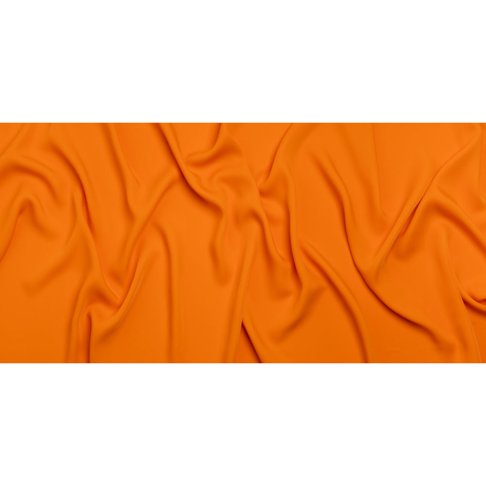 Drapey Polyester Woven - Orange - Deadstock