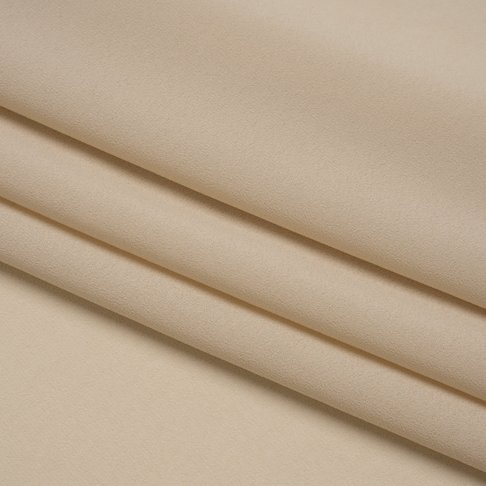 Polyester Double Georgette - Beige - Deadstock