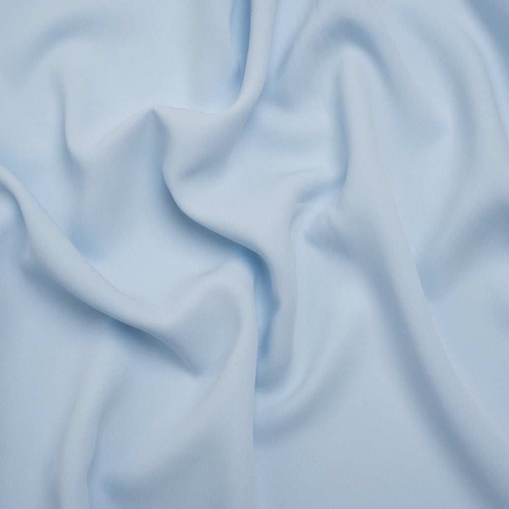 Polyester Crepe - Blue Mist - Deadstock