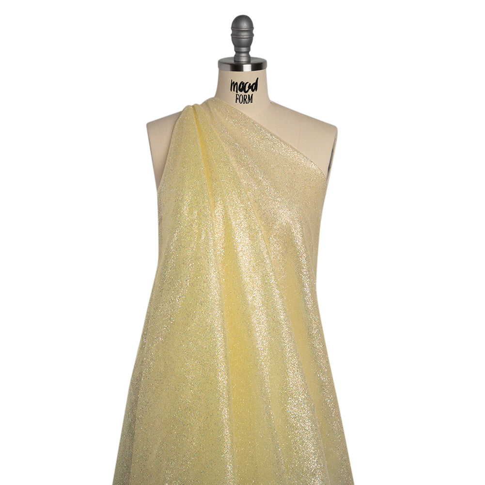 Glitter Tulle 5-yard Bundle - Pale Yellow