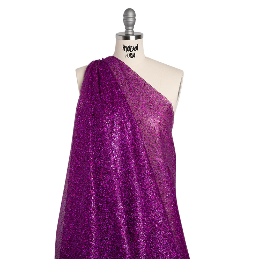 Glitter Tulle 5-yard Bundle - Purple Fuchsia