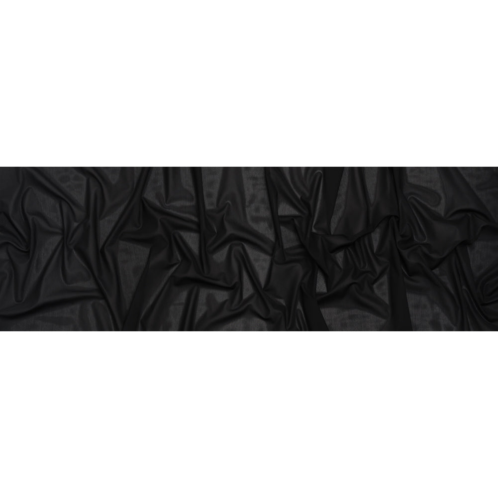 Nylon and Spandex Power Mesh - Black