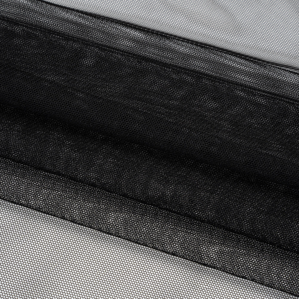 Polyester Tulle - Black - Designer Deadstock