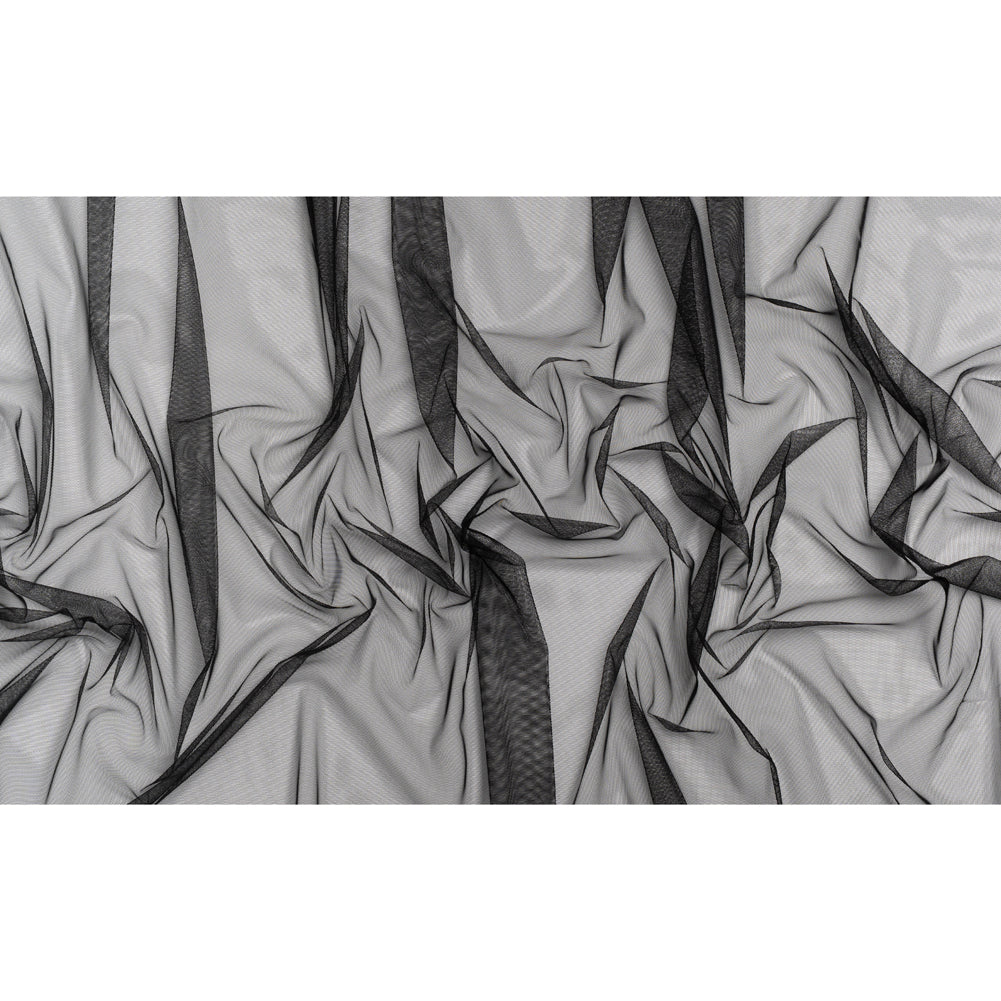 Polyester Tulle - Black - Designer Deadstock