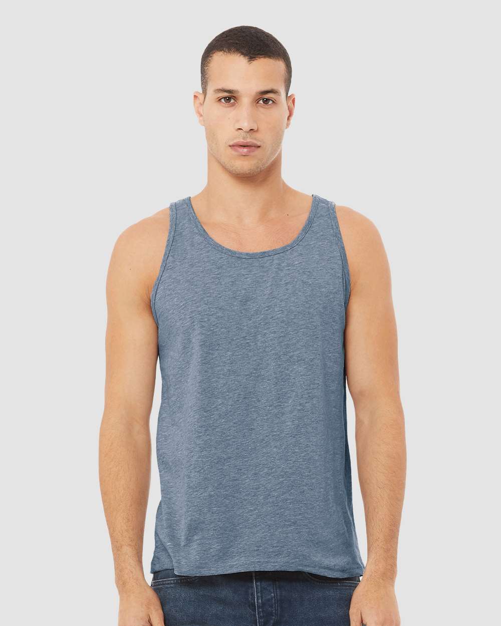 BELLA + CANVAS® Heather CVC Crew Neck Tank Top - 3480CVC