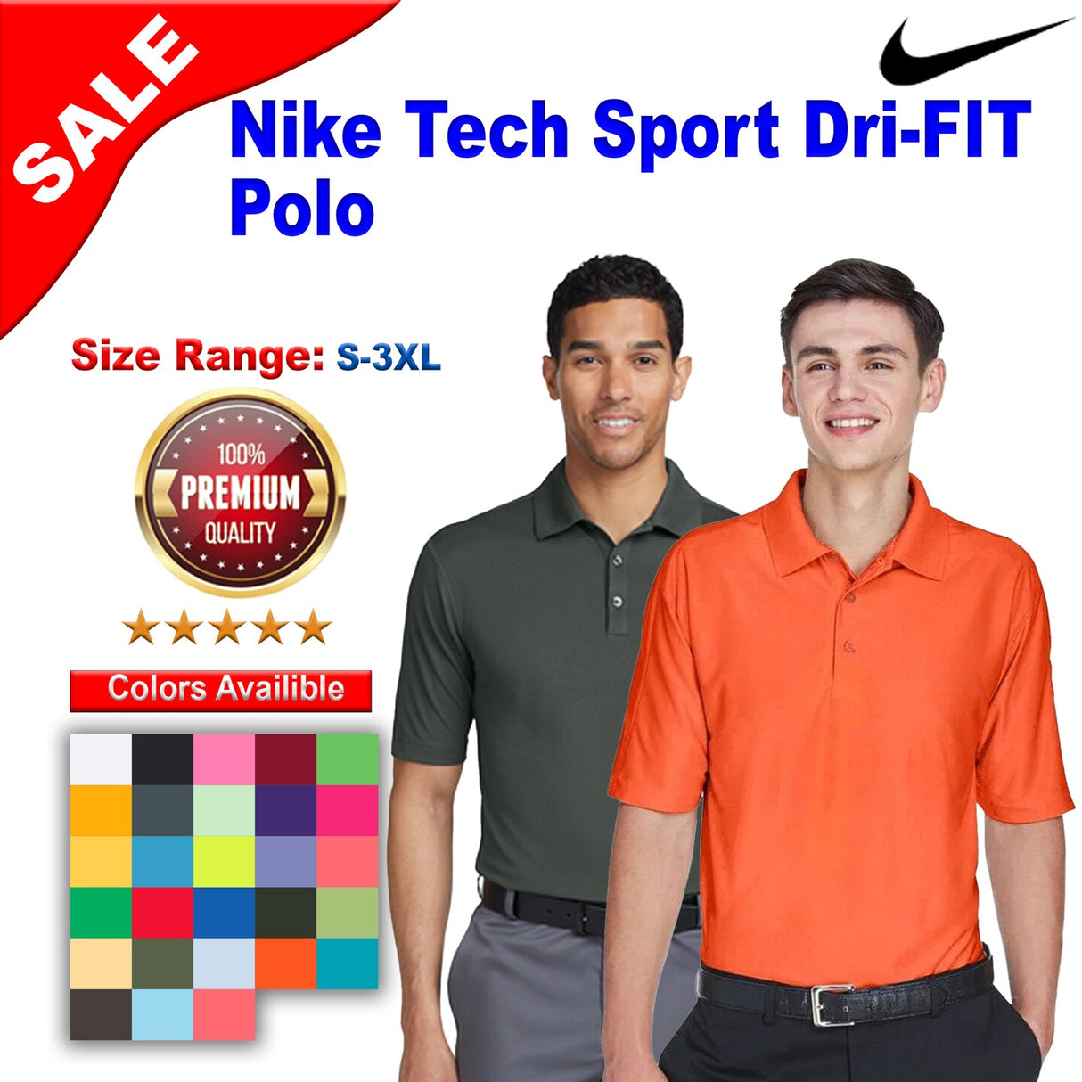 Nike® Tech Sport Dri-FIT Polo