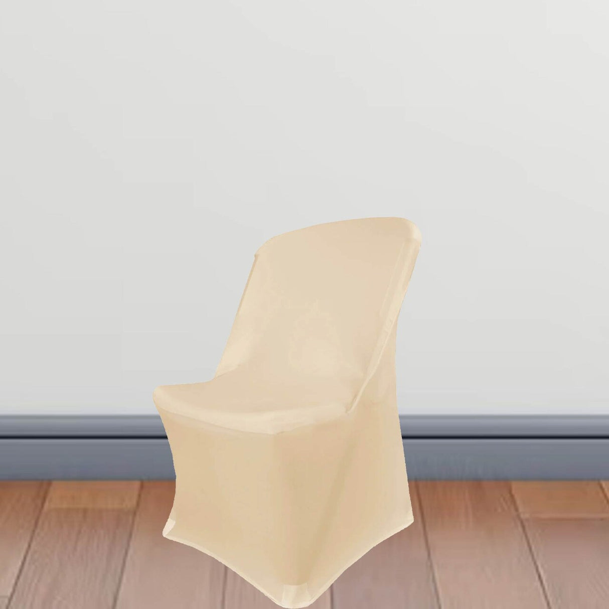 1 Piece Premium Spandex Chair Cover for Lifetime Folding Chair Lilac Stretch, Machine Washable