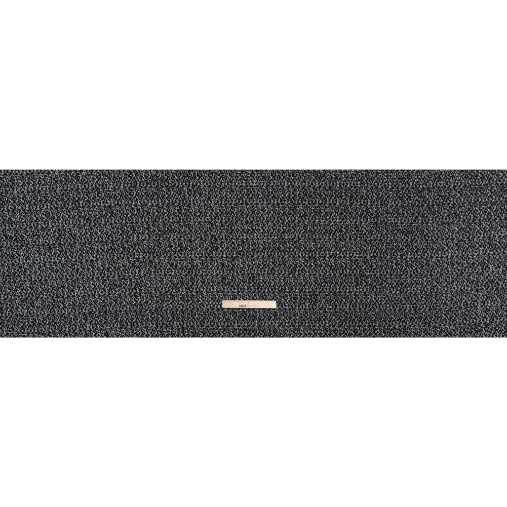 Tweedy Boucle - Black and White Abstract - Deadstock