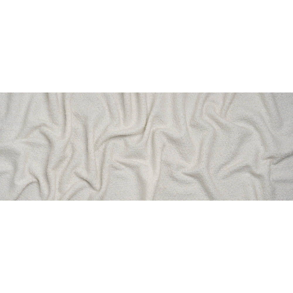 Wool Blend Boucle - White - Deadstock