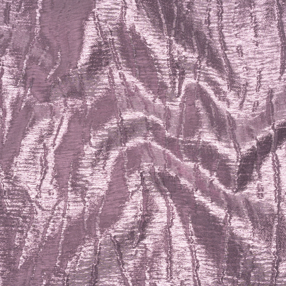 Metallic Brocade - Orchid Purple Subtle Wrinkles - Kylie Collection