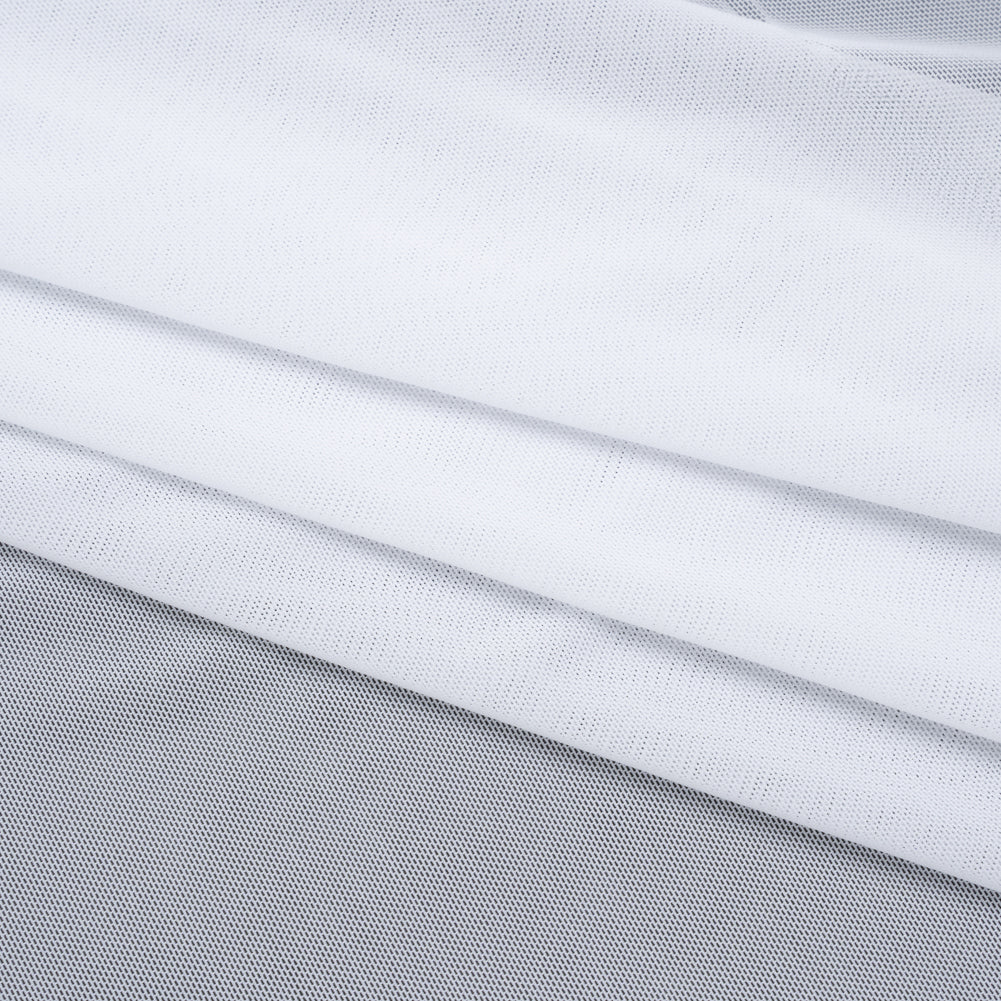 Nylon Stretch Mesh - White - Bernetta Collection