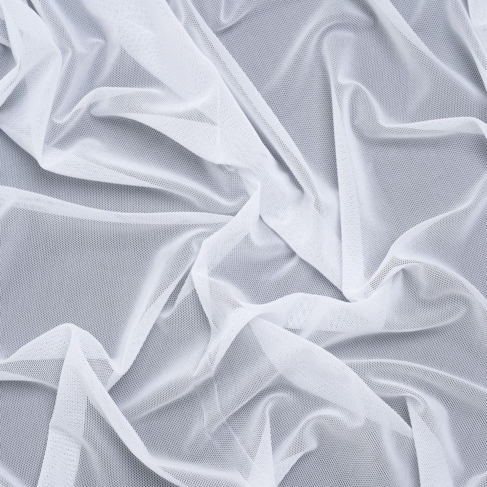 Nylon Stretch Mesh - White - Bernetta Collection