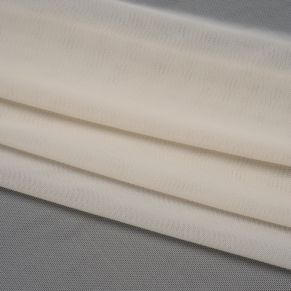 Nylon Stretch Mesh - Ivory - Bernetta Collection