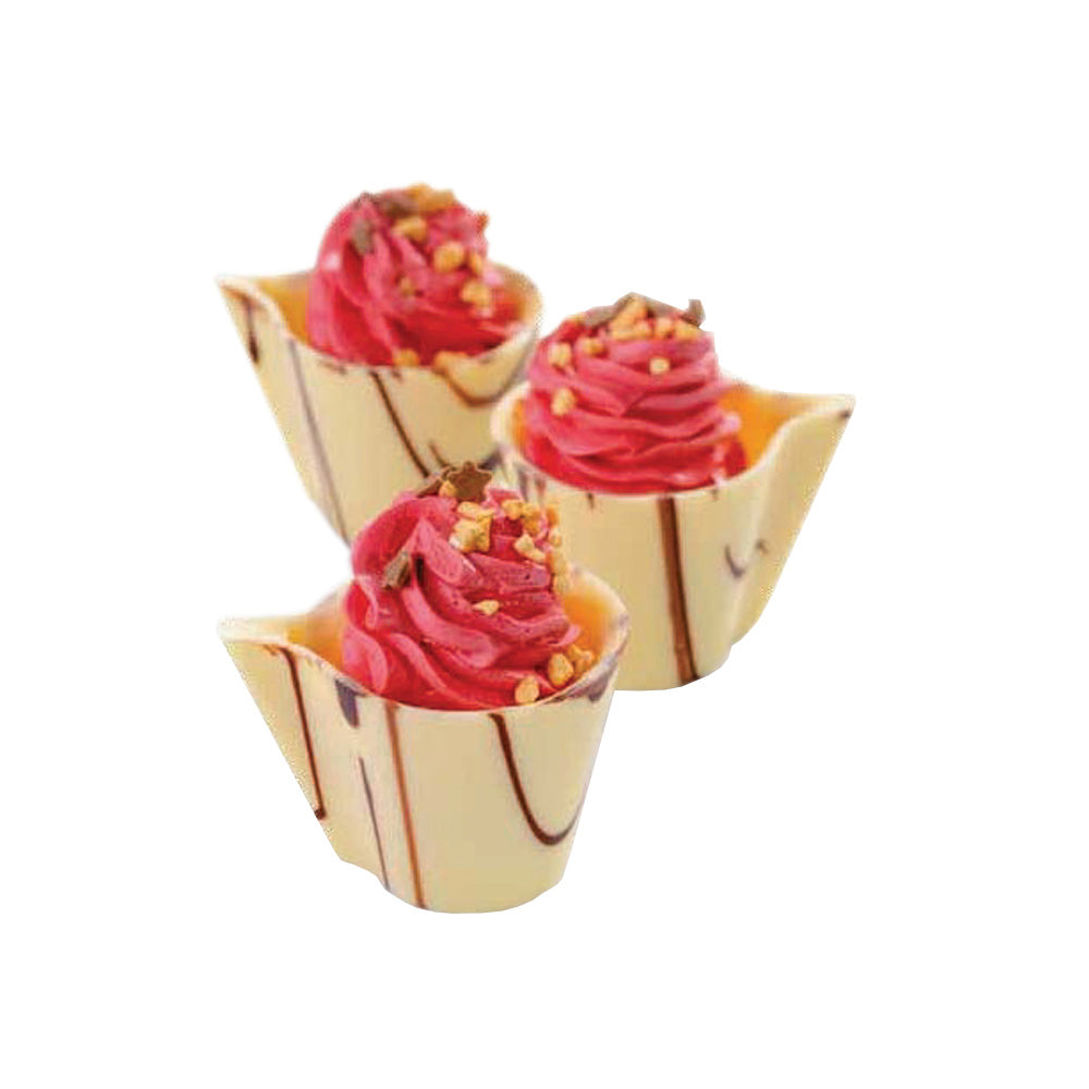 Transparent Polycarbonate Chocolate Mold, Coffee Cup 32 x 42mm x 29mm High, 24 Cavities