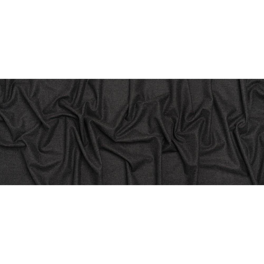 Super 130s Wool Flannel Suiting Made in Italy - Heathered Gray - Deadstock