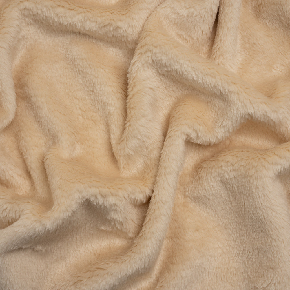 Double Faced Minky Fleece - Beige - Avery Collection