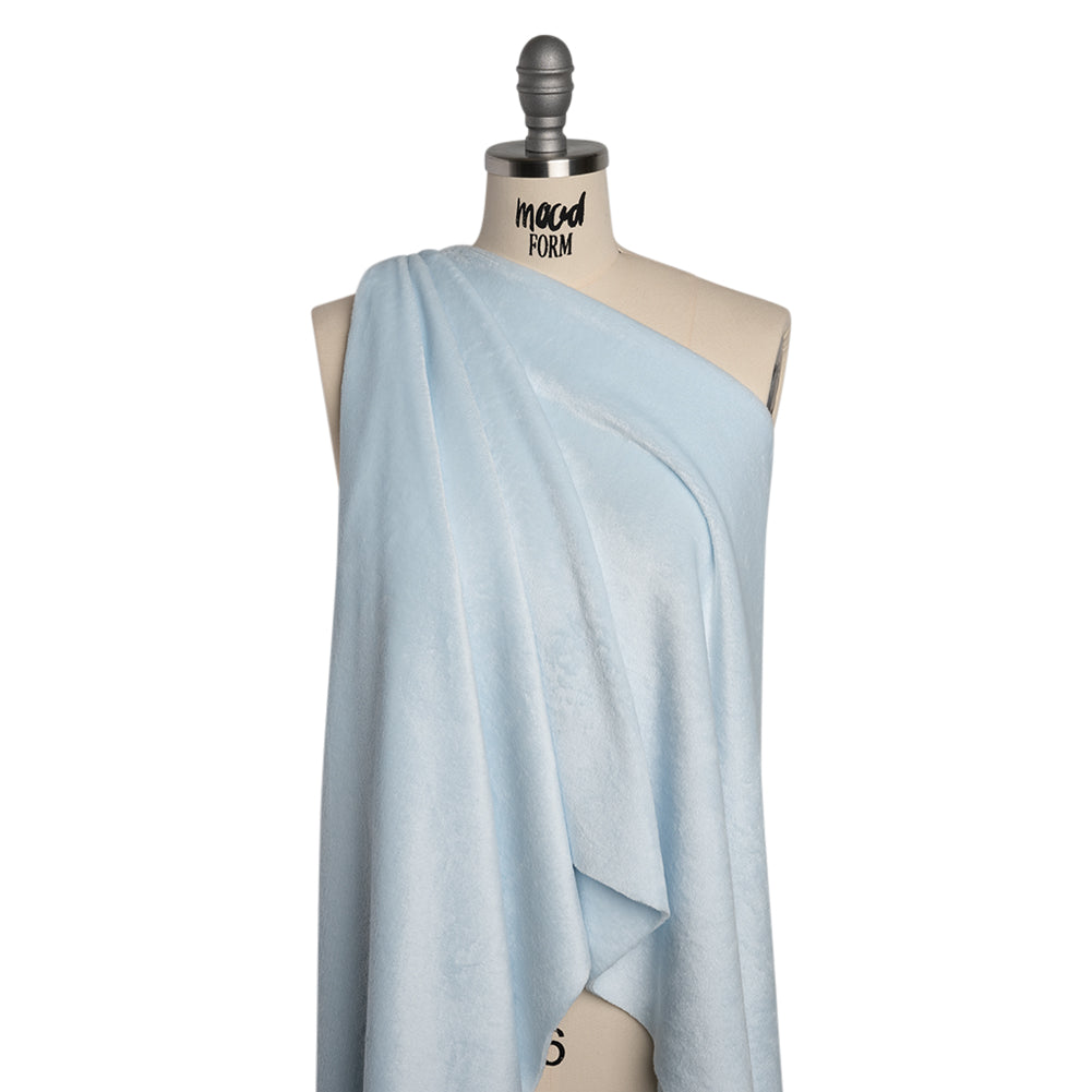 Double Faced Minky Fleece - Pale Blue - Avery Collection