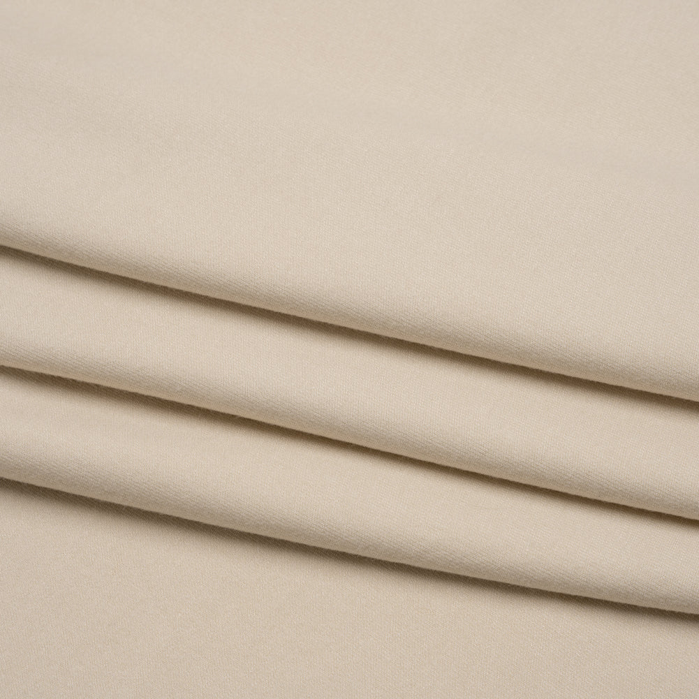 Stretch Bamboo Jersey - Pale Beige - Willow Collection