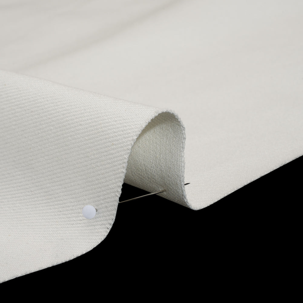 Cotton Twill - White - Deadstock