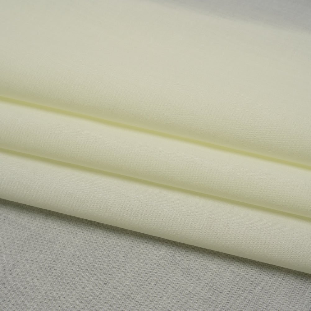 Cotton Voile - Dew Yellow - Designer Deadstock