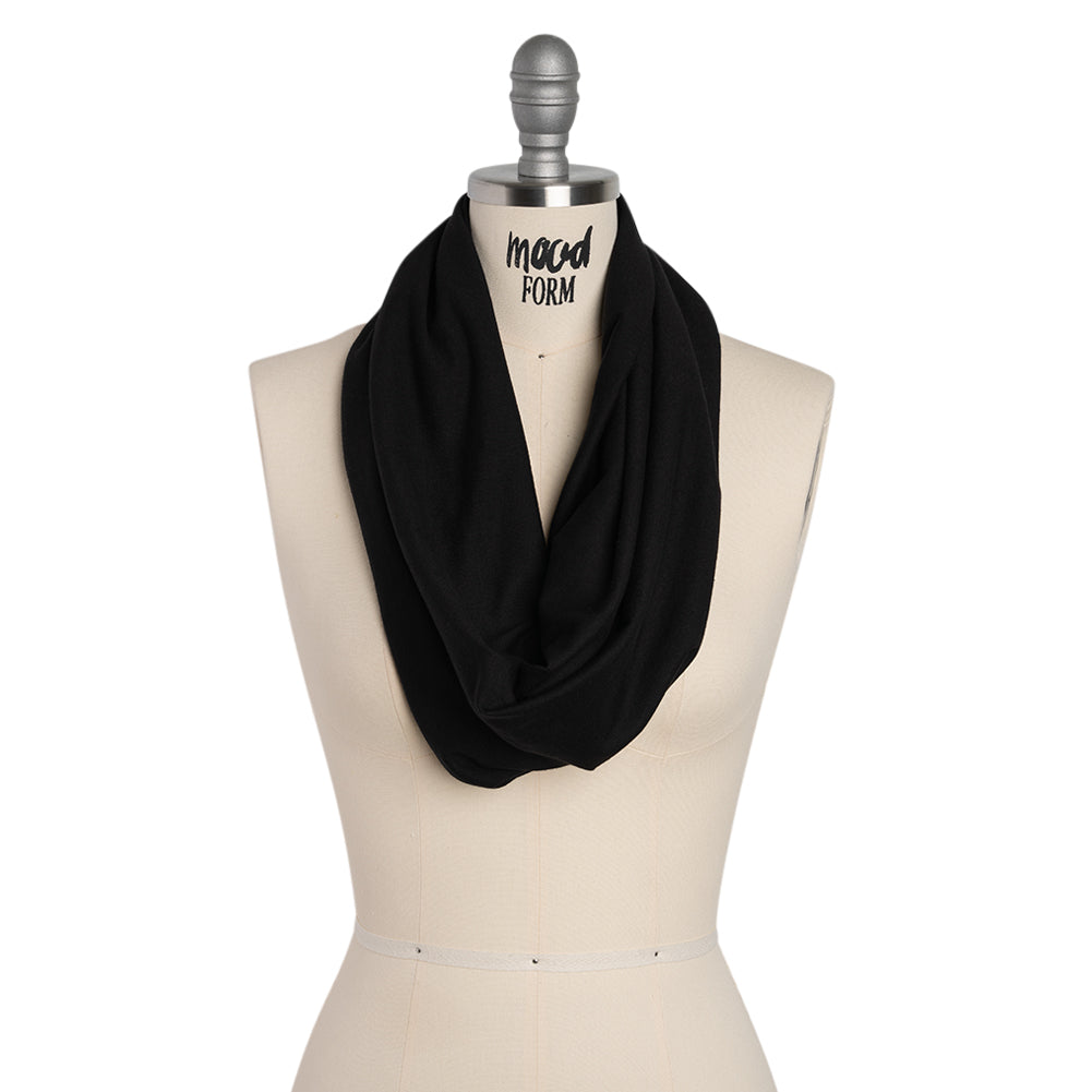 Tubular Cotton Jersey 18" - Black