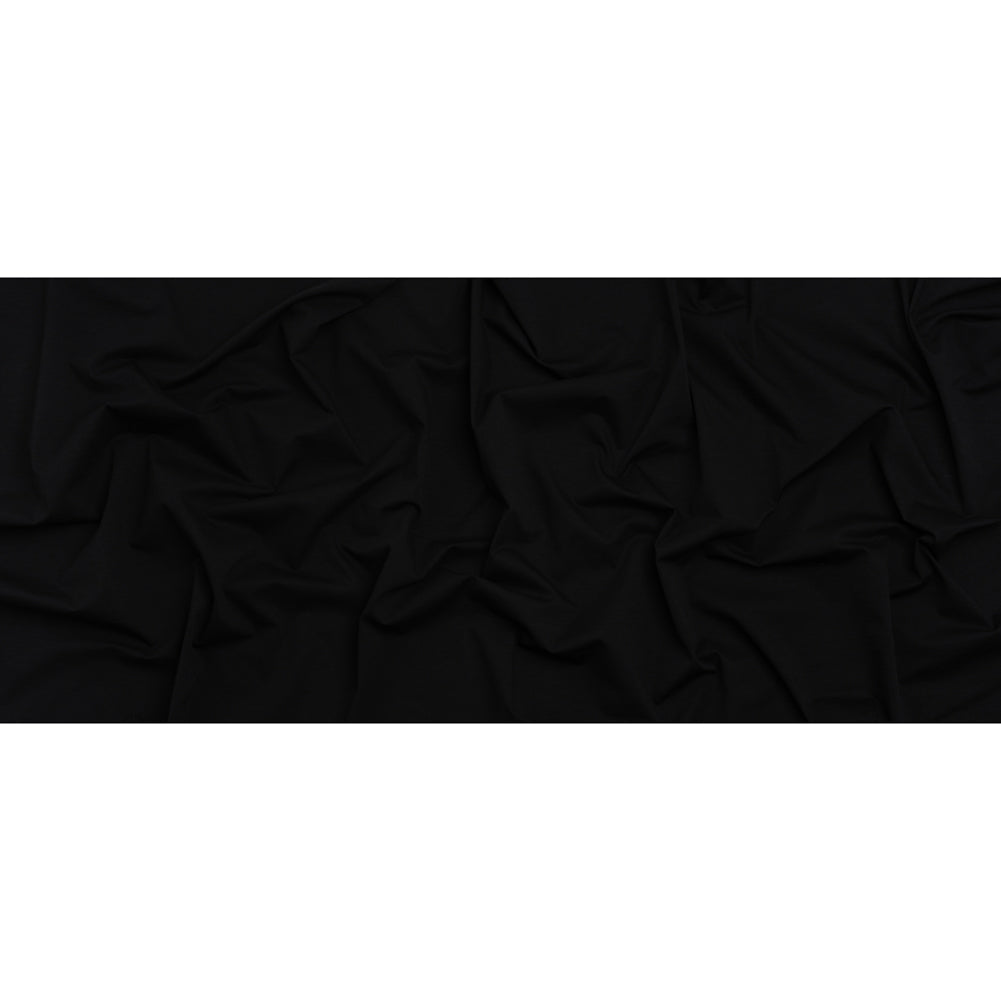 Stretch Rayon Jersey - Black - Deadstock