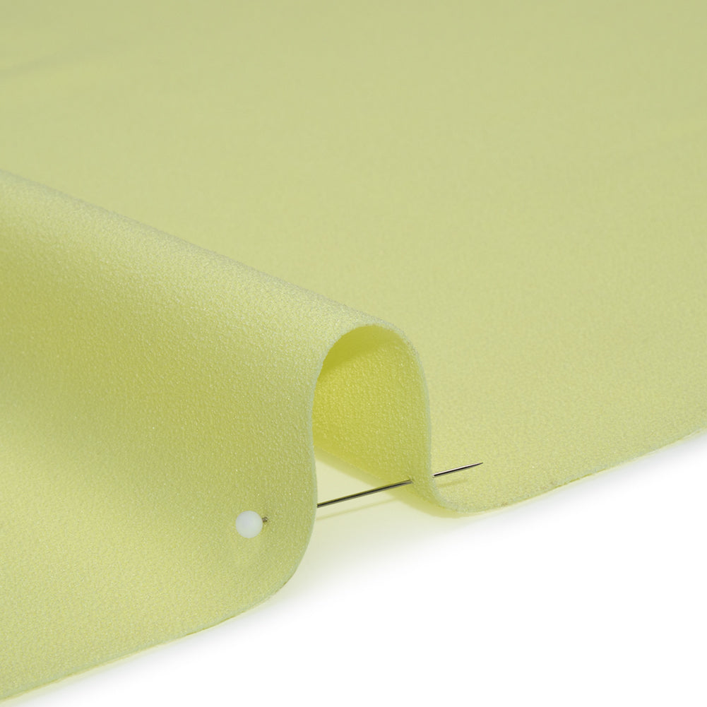 Stretch Polyester Crepe by Alex Perry - Lemon Yellow - Designer Deadstock