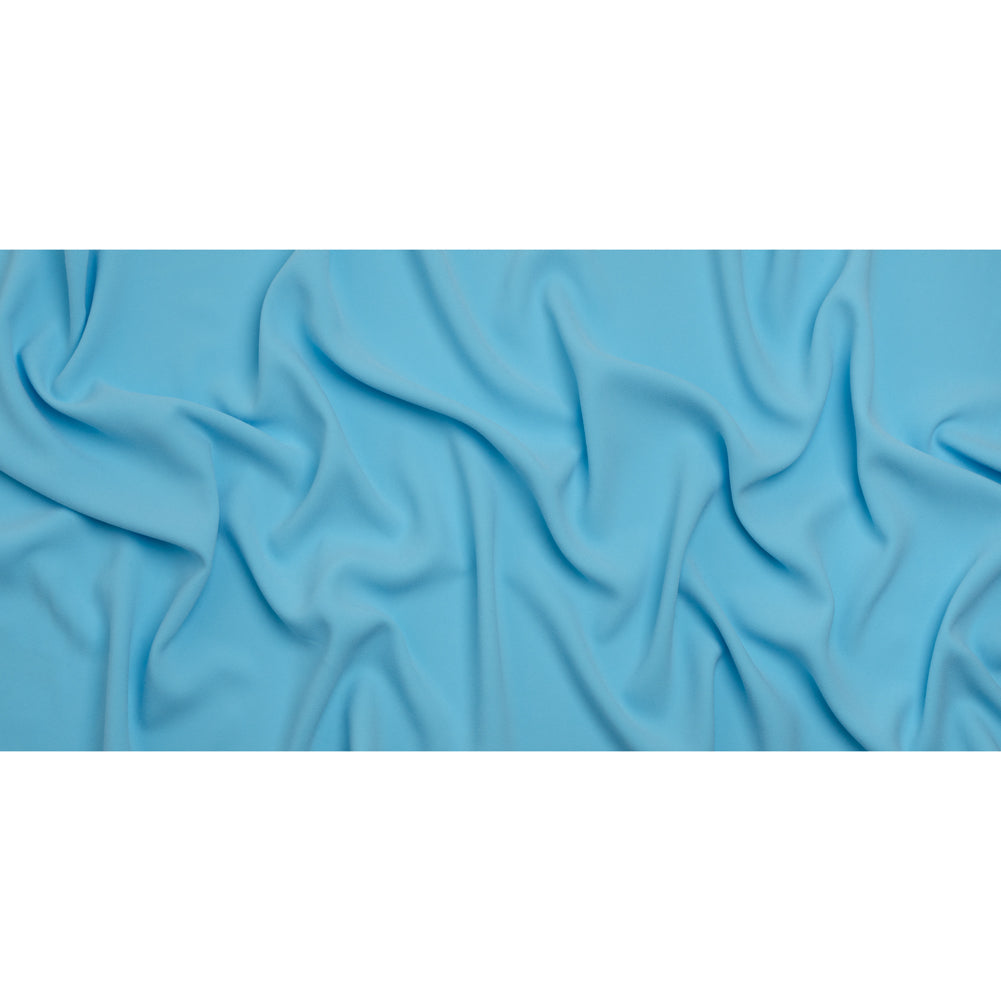 Stretch Polyester Crepe by Alex Perry - Sky Blue - Designer Deadstock