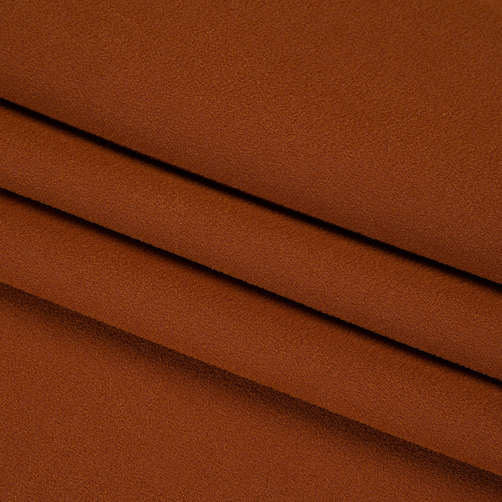 Stretch Polyester Crepe by Alex Perry - Bronze - Designer Deadstock