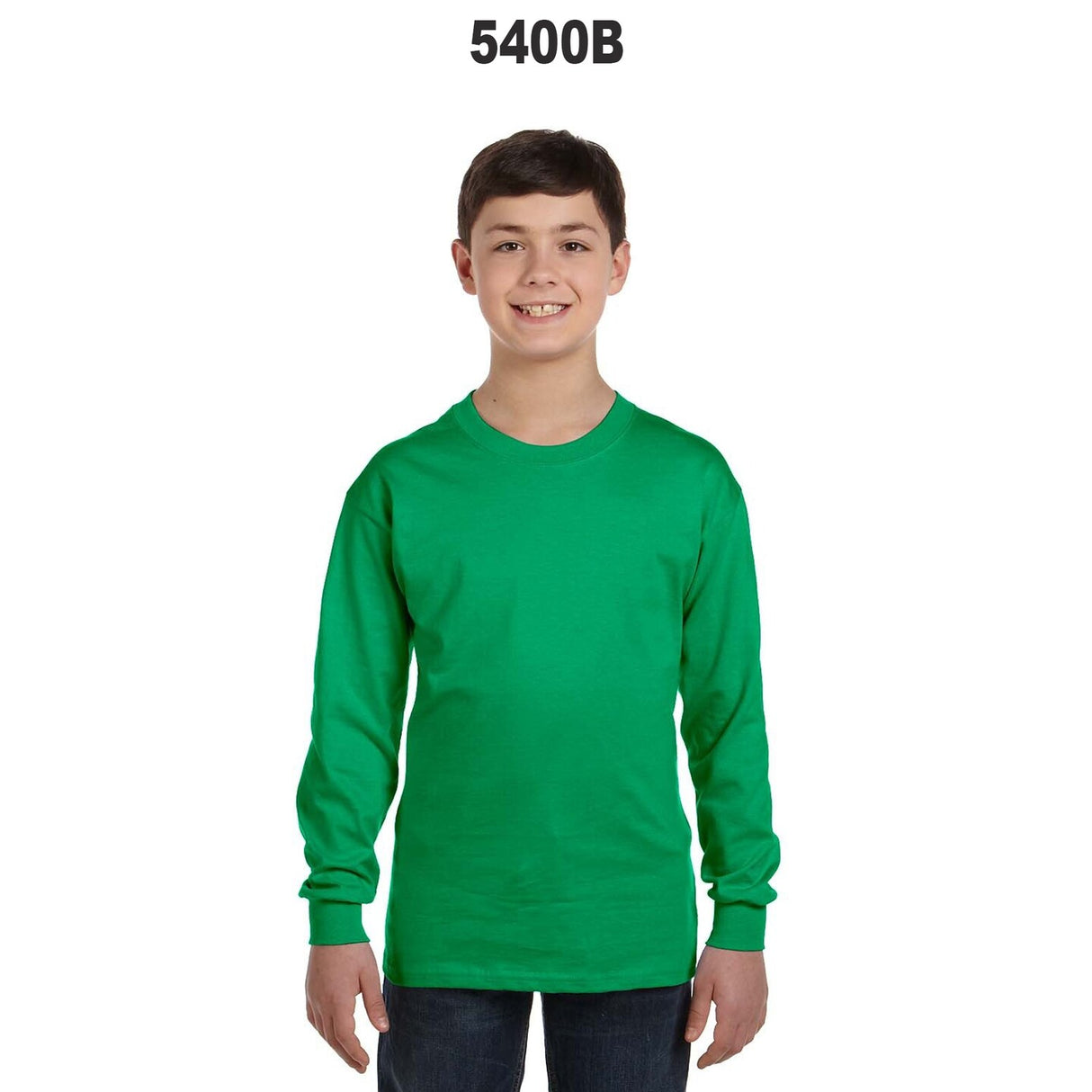 Gildan® Heavy Cotton Youth Crew Neck Long Sleeve T-Shirt