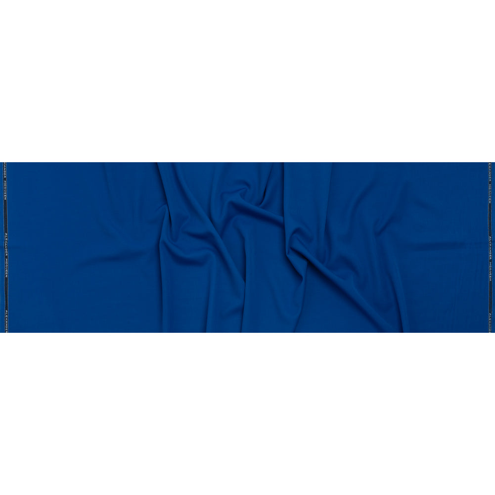 Wool Twill by Alexander McQueen - Blue - Designer Deadstock