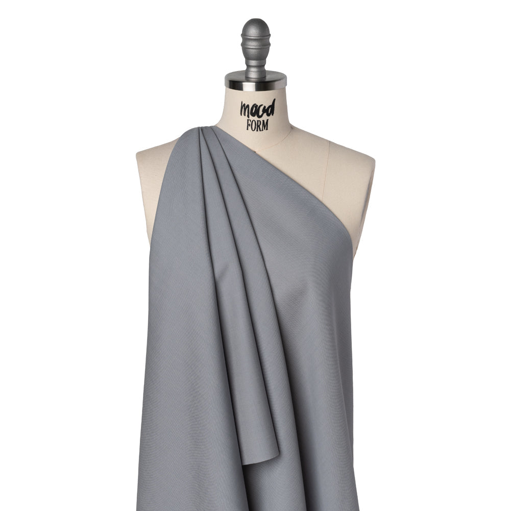 Summer Weight Wool Suiting by Alexander McQueen - Light Gray - Designer Deadstock