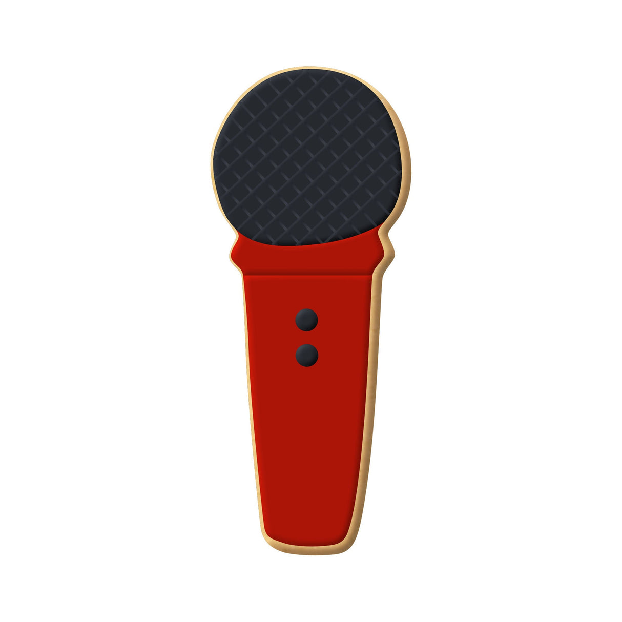 Microphone Cookie Cutter 4.5" B1018
