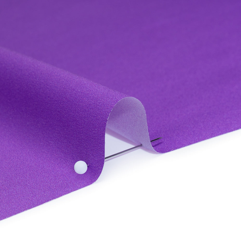 Silk Charmeuse Print 16MM, Made in Italy - Lavender, Grape and Dark Purple Ombre