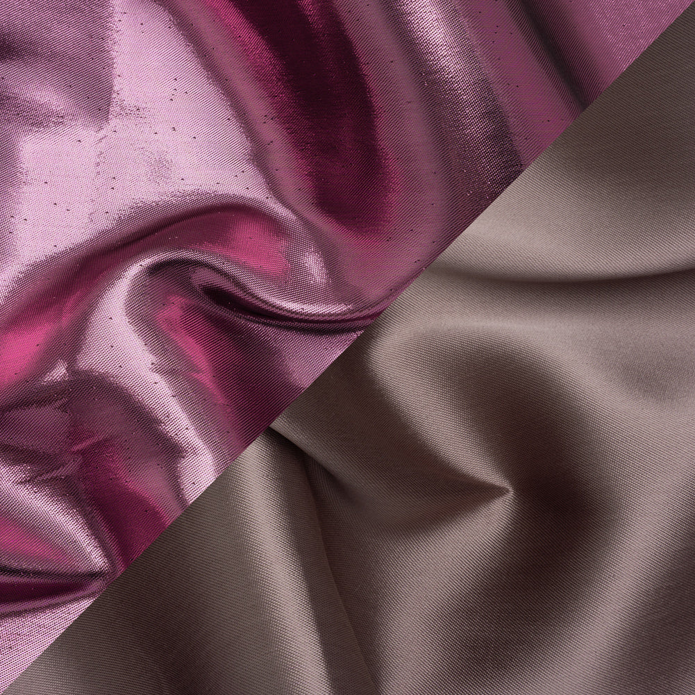 Double Faced Lame Mikado - Dusty Purple - Sara Collection