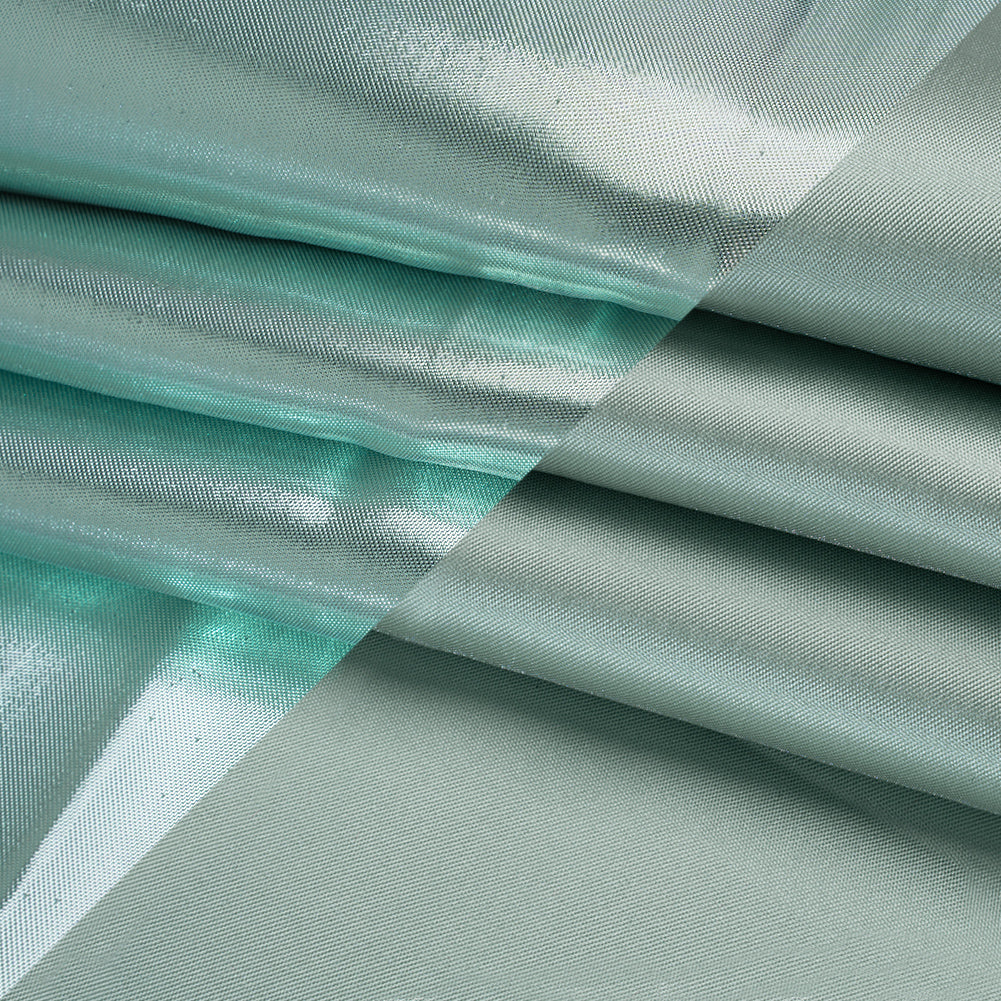 Double Faced Lame Mikado - Celadon Green - Sara Collection