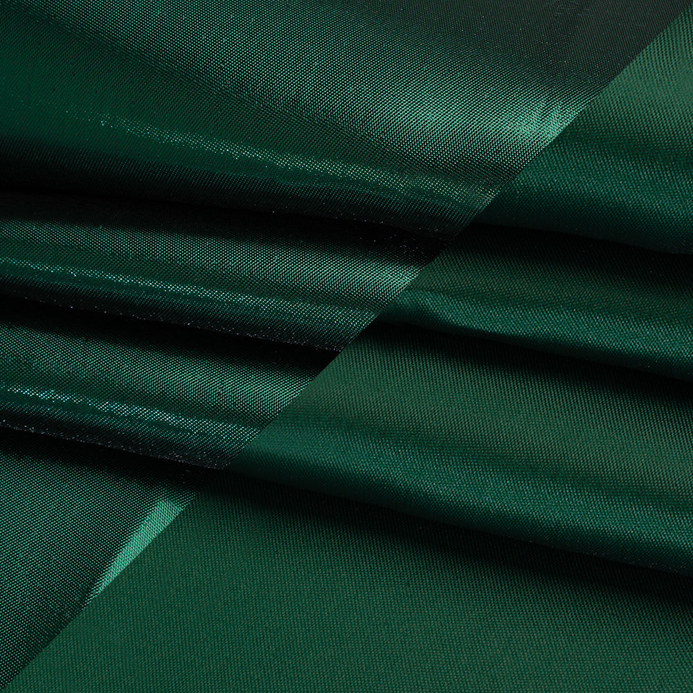Double Faced Lame Mikado - Dark Green - Sara Collection