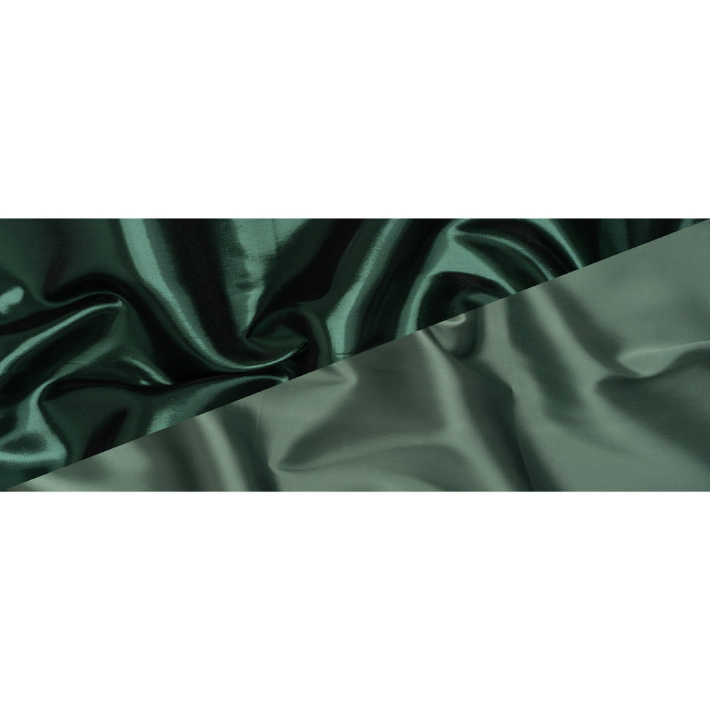 Double Faced Lame Mikado - Sea Green - Sara Collection