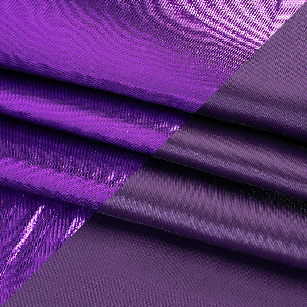 Double Faced Lame Mikado - Purple - Sara Collection