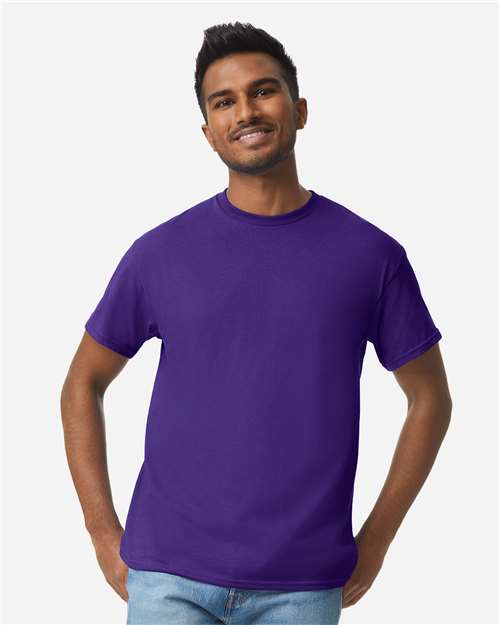 Unisex Adult Heavy Cotton Crewneck Short Sleeve Tee Built for Durability and Style