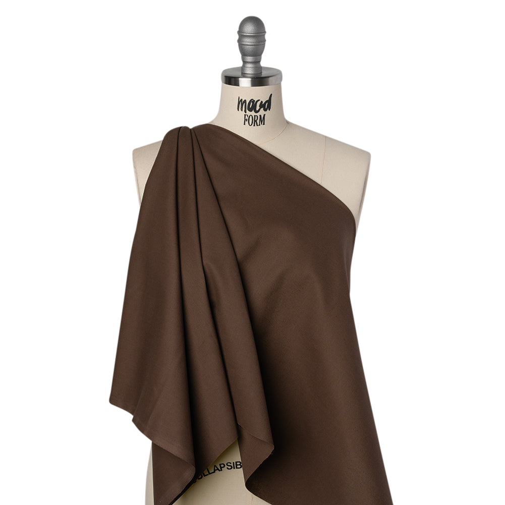 Sew Classic Solid Quilting Cotton Fabrics - Deepest Cocoa