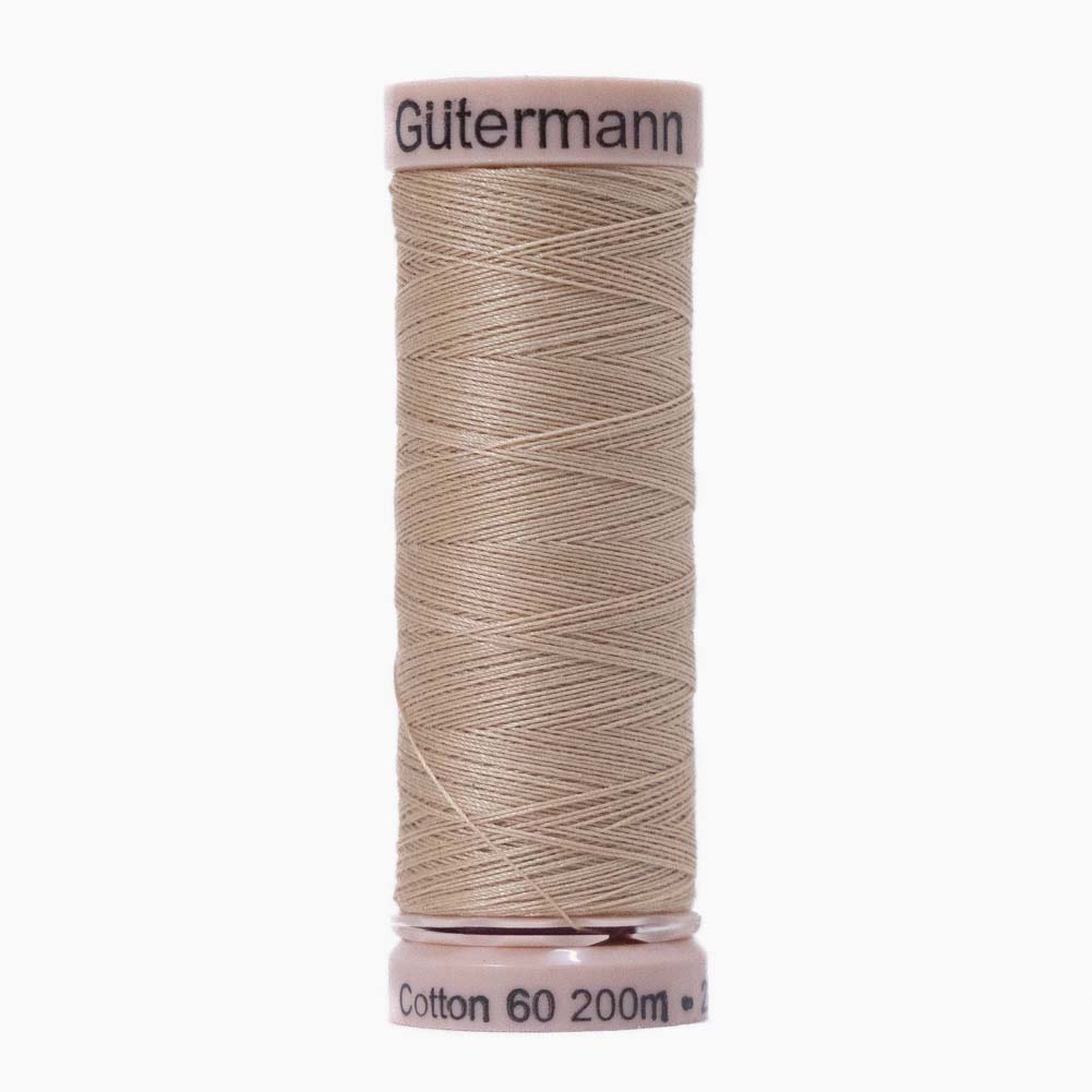 Gutermann 60 Wt Natural Cotton Thread 200m - 1140 Pongee