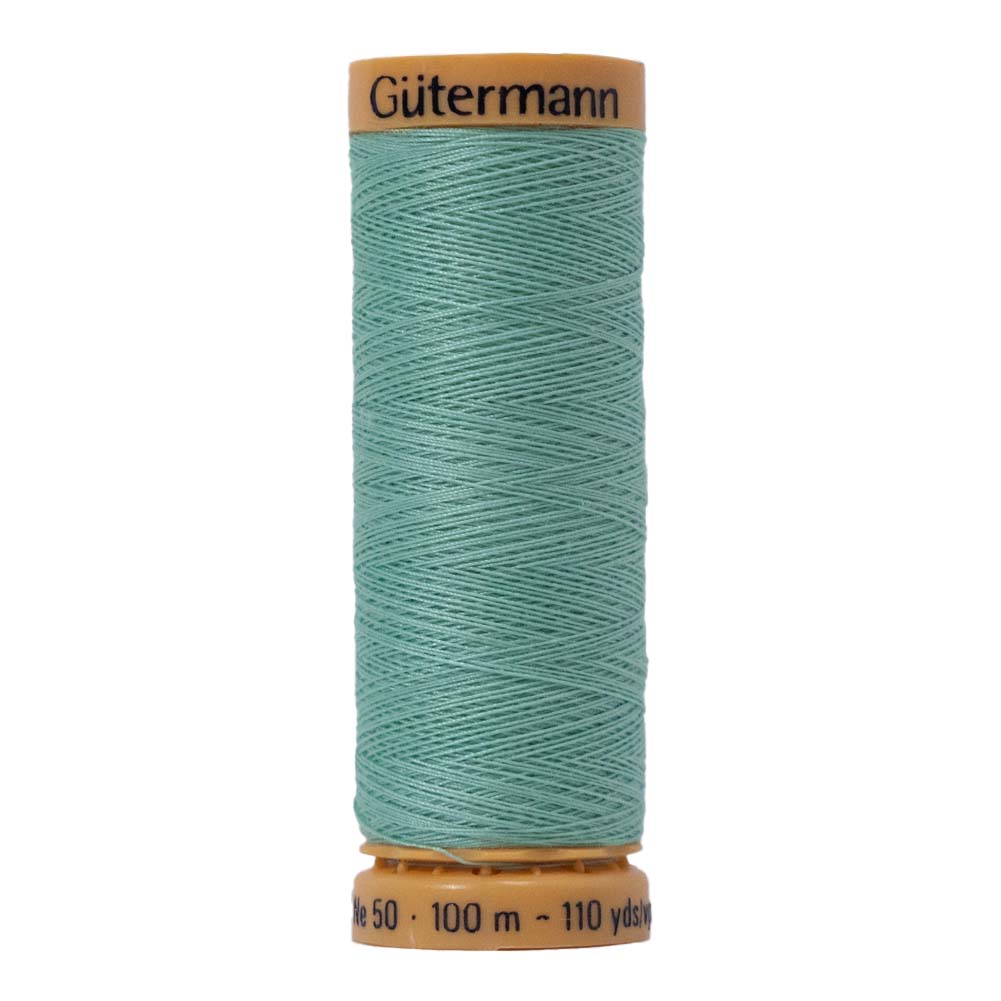 Gutermann Natural Cotton Thread 100m - 7920 Light Mint Green