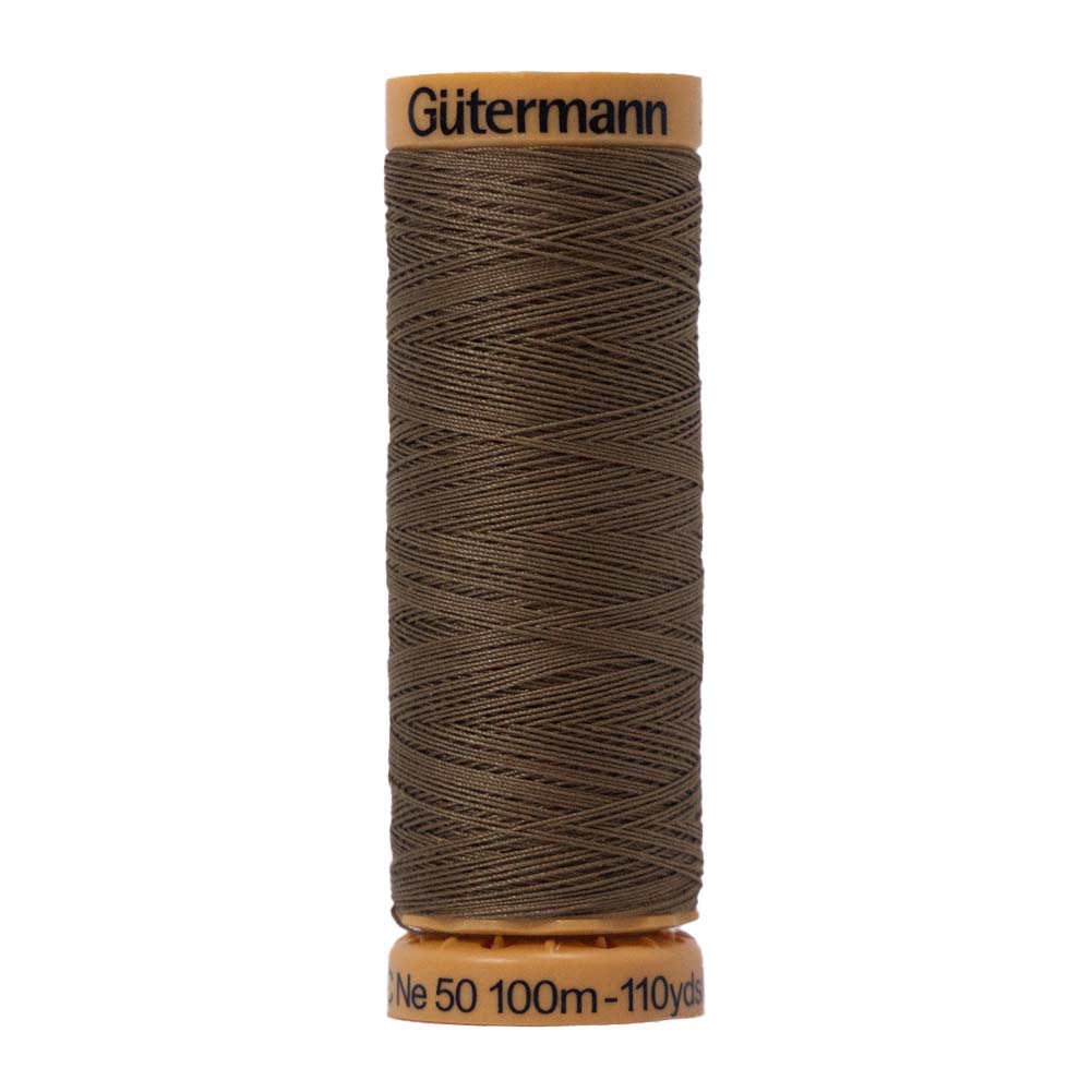 Gutermann Natural Cotton Thread 100m - 8805 Bark Brown