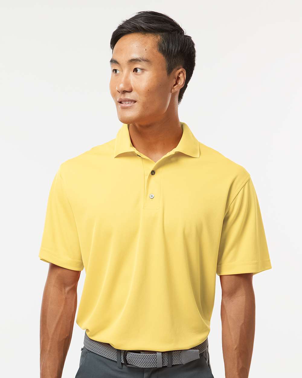Paragon®Mens Saratoga Performance Mini Mesh Polyester Polo