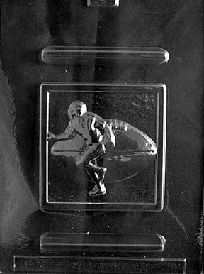 Football Plaque Award Chocolate Mold - LPS057