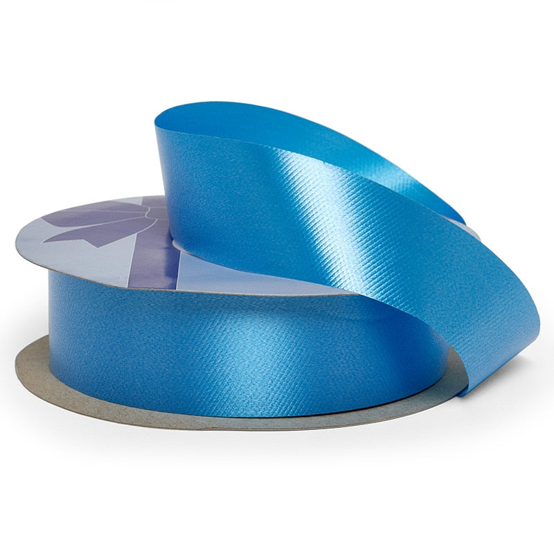 1-7/16" Embossed Poly Ribbon 1 7/16 '' X 100 yd Turquoise Color 1 / roll