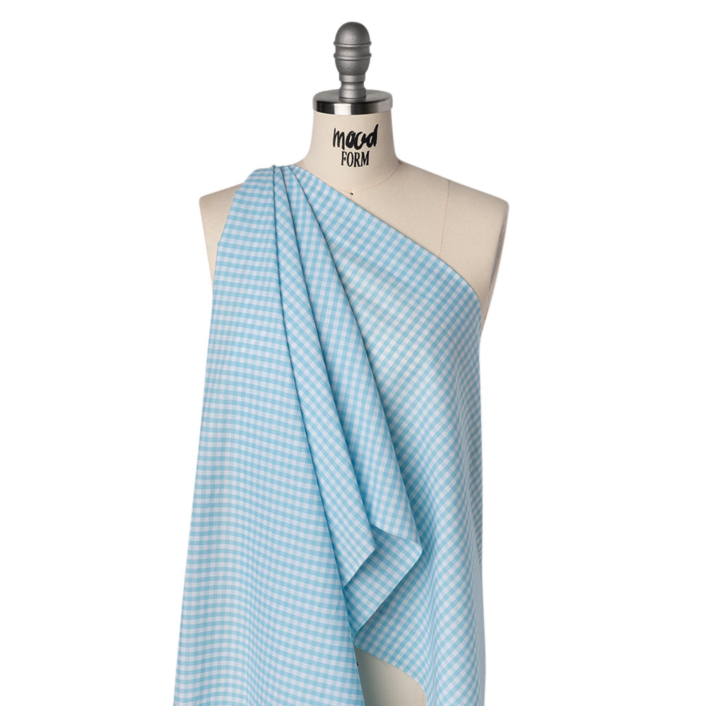 Cotton Gingham 0.25" - Aqua - Londrina Collection