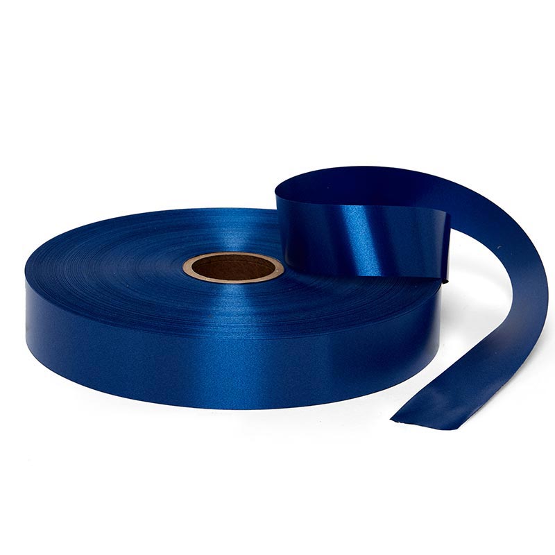 Satin Finish Poly Ribbon 3/4 '' X 250 yd Navy Color
