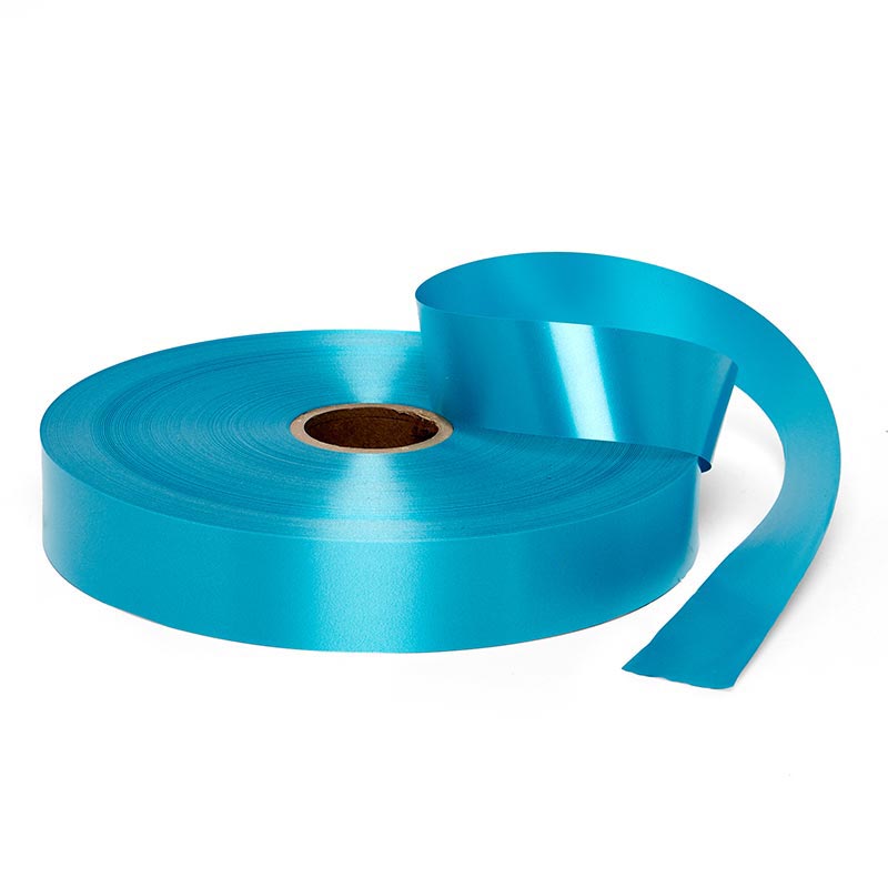 Satin Finish Poly Ribbon 3/4 '' X 250 yd Turquoise Color
